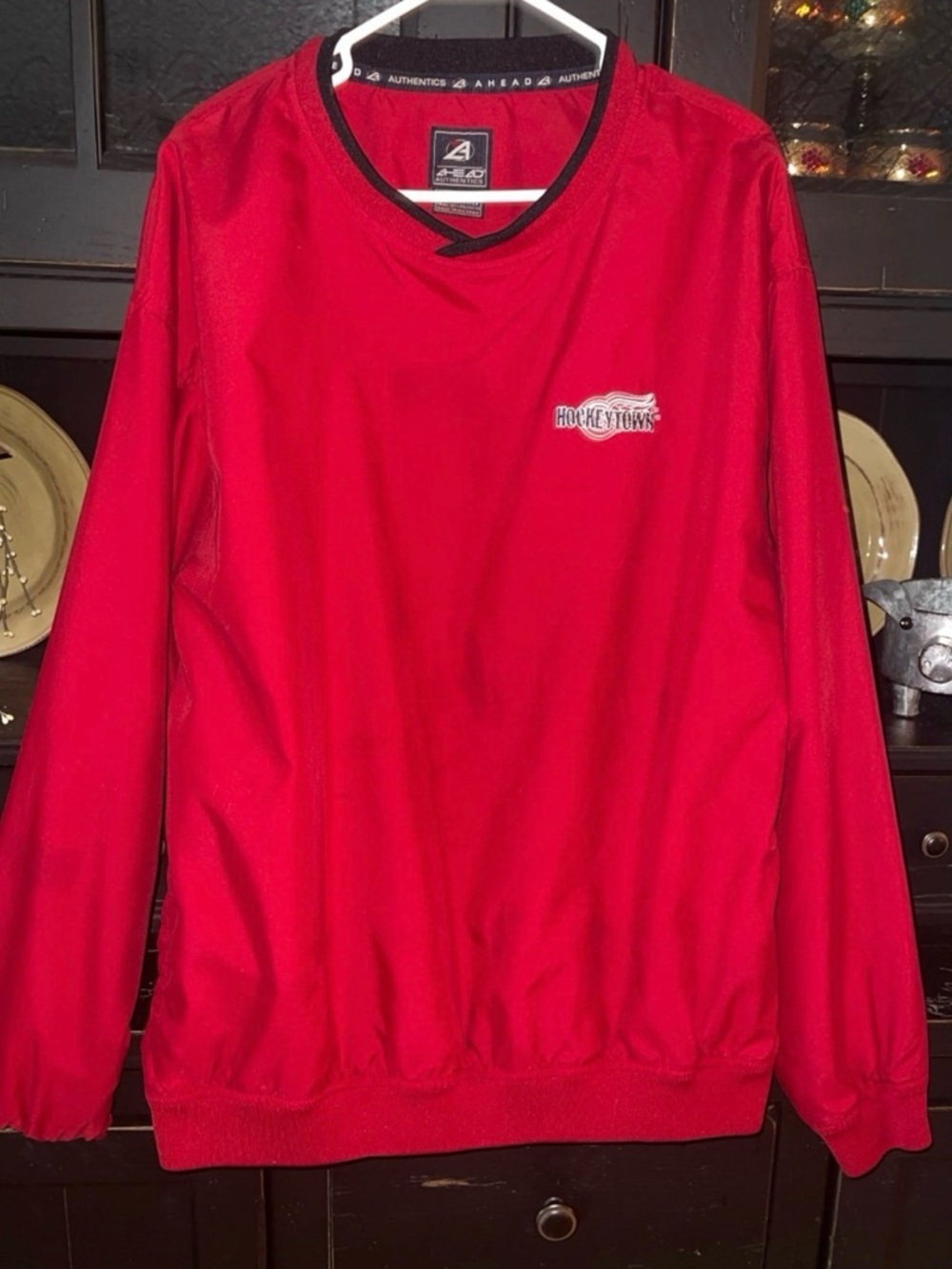 DETROIT REDWINGS SPORTS PULLOVER ( L )